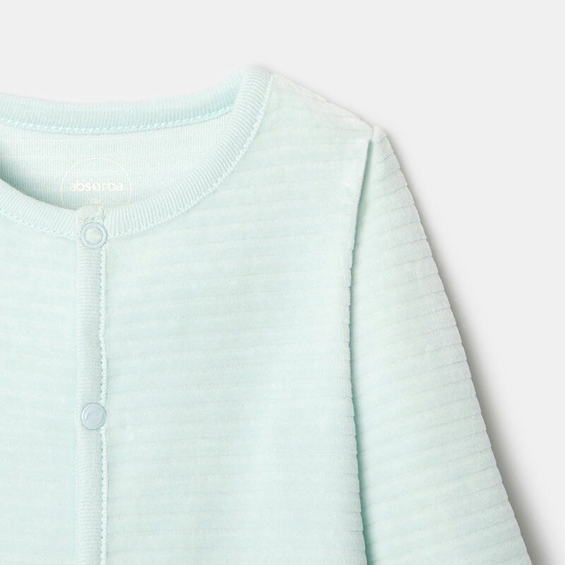 Pyjama en velours côtelé bleu naissance Absorba Bleu