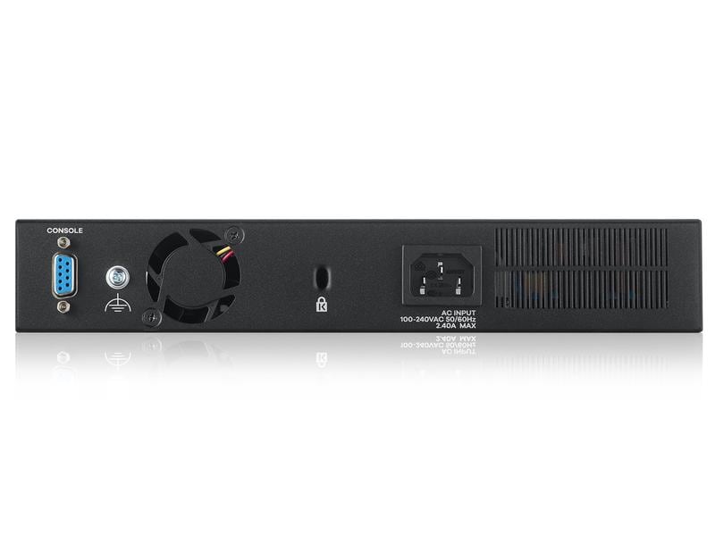 Zyxel PoE  Switch GS2220-10HP 10 Port 8-Port-GbE-Switch, Layer 2 managed, 8x GbE PoE 802.3at RJ-45 Ports, 2x GbE Combo-Port