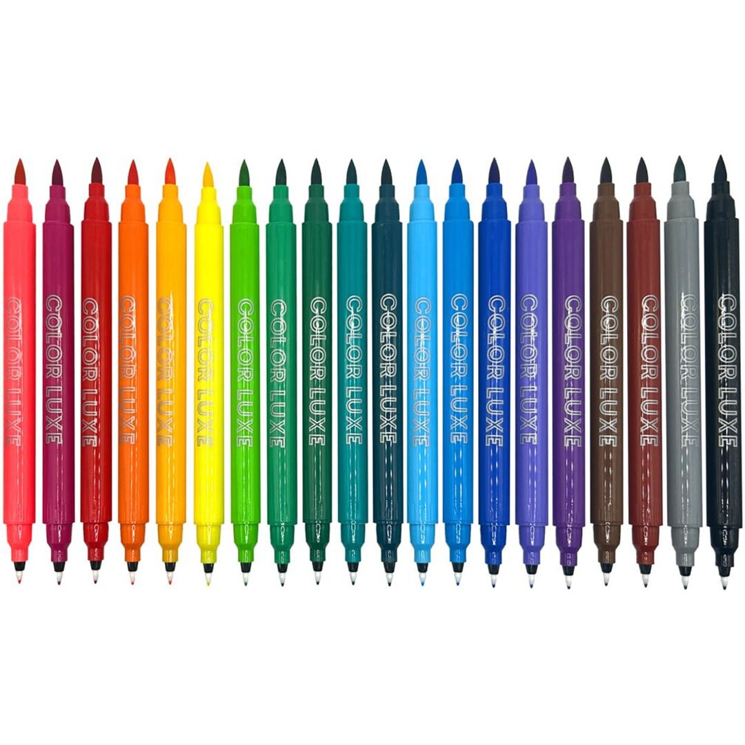 Ooly dubbelzijdige viltstiften color luxe - 20st