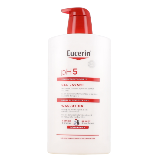 Gel lavant pH5 Eucerin - Peaux sensibles