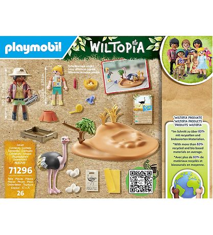 Playmobil Wiltopia - G?st Hos Strudsefar - 26 Dele - 71296