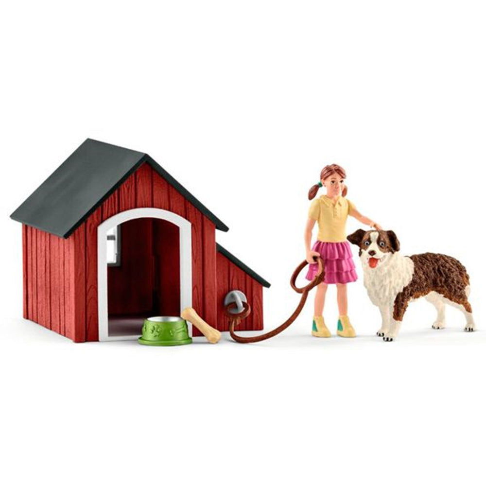 Køb schleich® Farm World Hundekennel