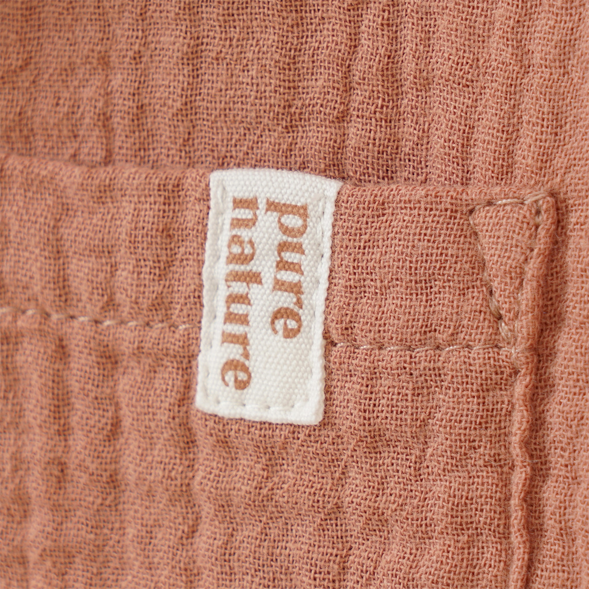 Topolino Pure Collection Jungen Musselin-Hemd mit Brusttasche terracotta
