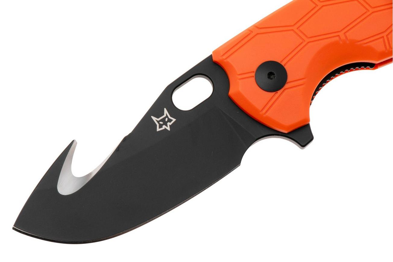 Fox Vox Core Hunter FX-624 OR, PVD Becut, Orange FRN, zakmes, Jesper Voxnaes design