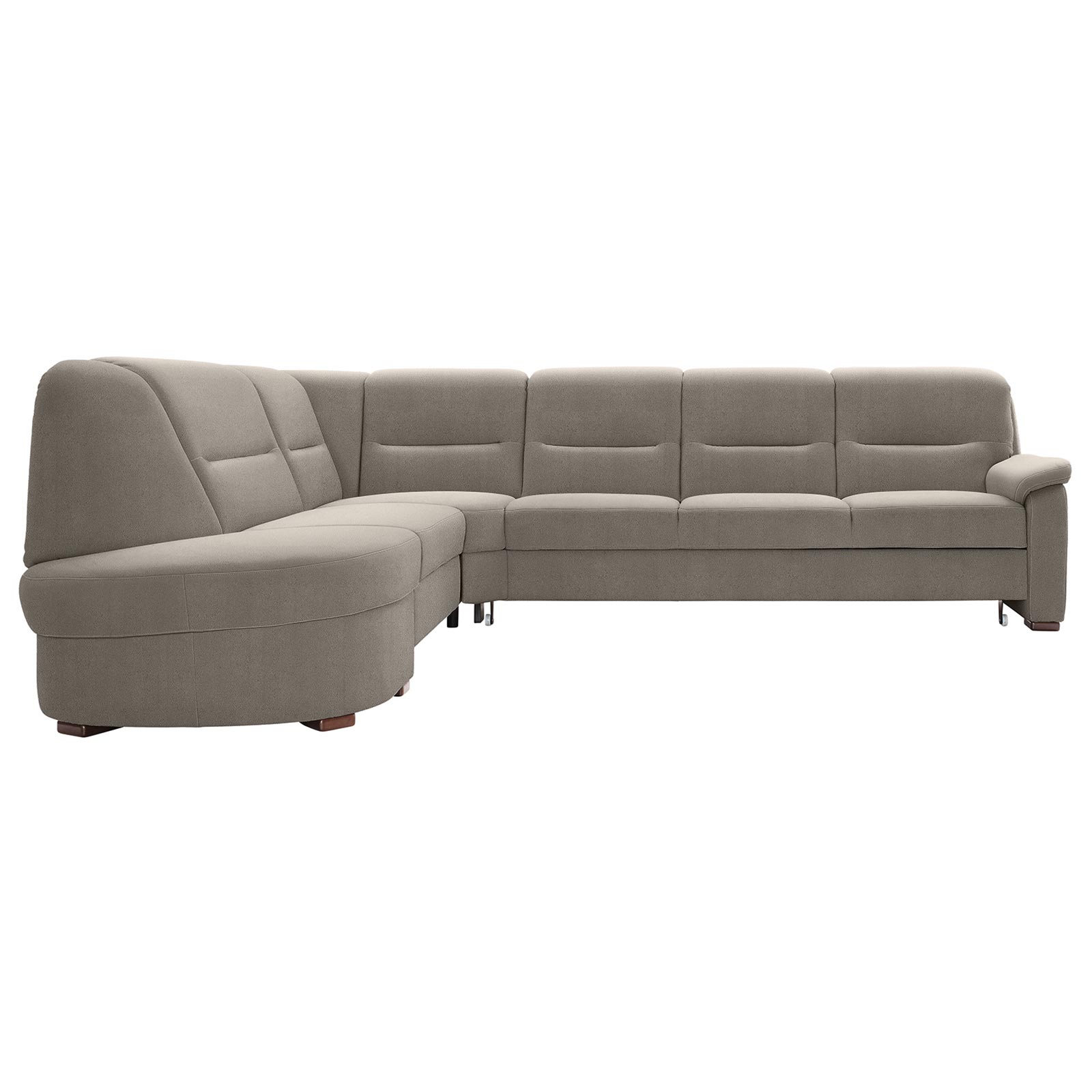 polsterpower Ecksofa - Holiday alu - Basismodell - Ottomane links