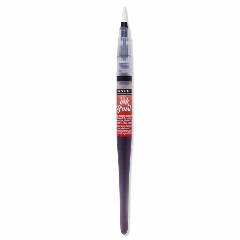 Pinceau à réservoir ink brush 6,5 ml - rouge primaire