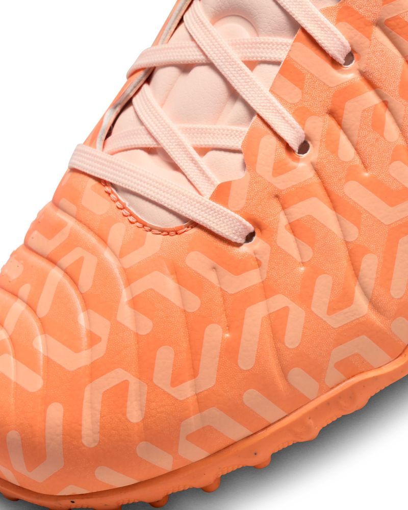 Chaussures de football Nike Legend 10 Academy TF Orange pour enfant