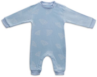 Tiny Treasure Maxime Jumpsuit 2-Pack, Baby Blue