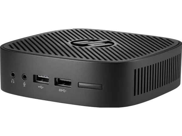 HP t240 - Tynd klient - USFF 1 x Atom x5 Z8350 / op til 1.92 GHz - RAM 2 GB - flash - eMMC 8 GB - Gigabit Ethernet - HP ThinPro - skærm: ingen