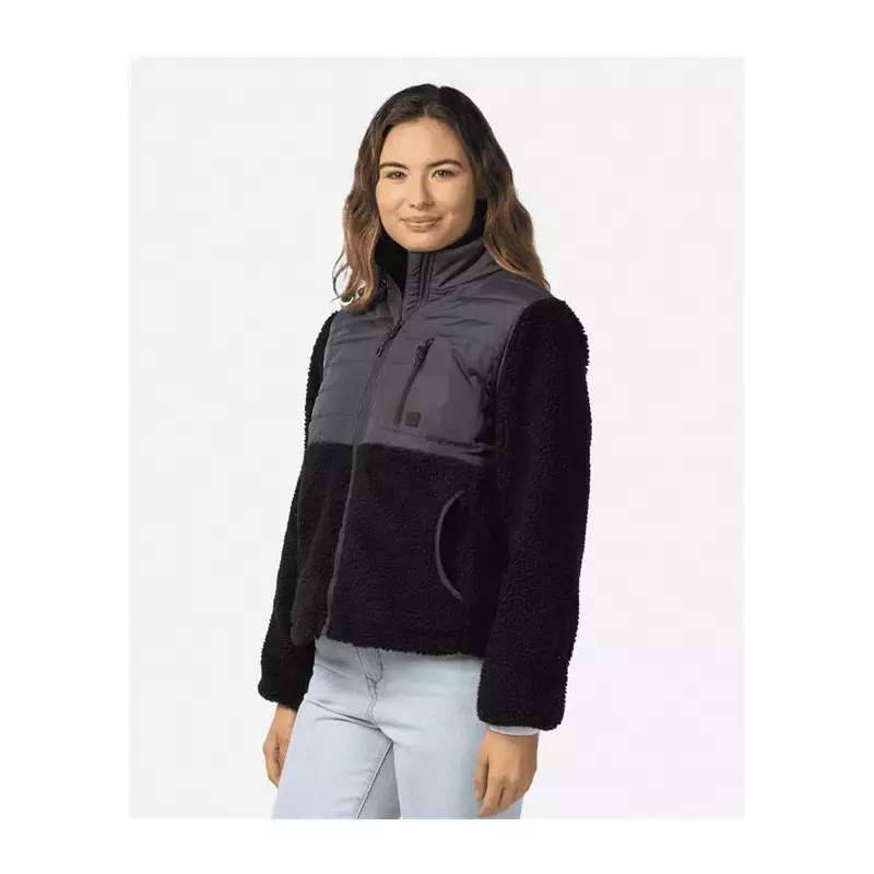 Veste femme RIPCURL Anti-Series Anoeta Fleece Zt Washed Black