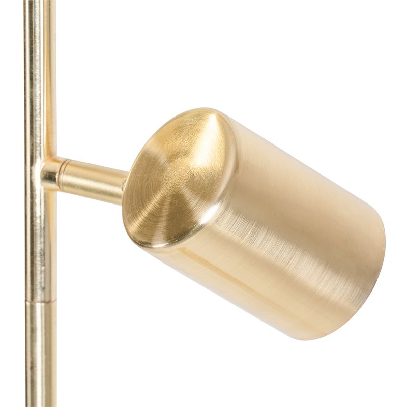 Moderne vloerlamp messing 3-lichts - Jeana
