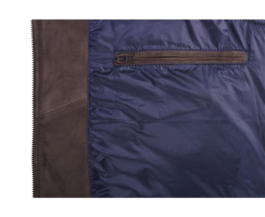 Blouson en cuir sans manches Brun homme - NIKLAS