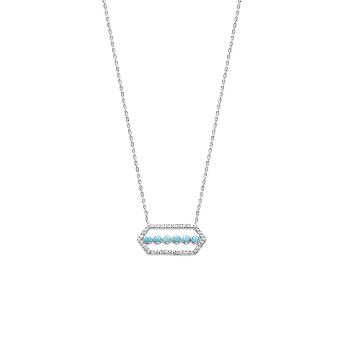 Collier femme en argent INCA - Lorenzo R