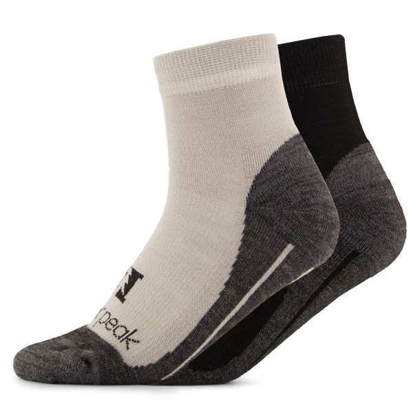 Heber Peak - EvergreenHe. Hiking Quarter Socks 2-Pack - Chaussettes multifonctions