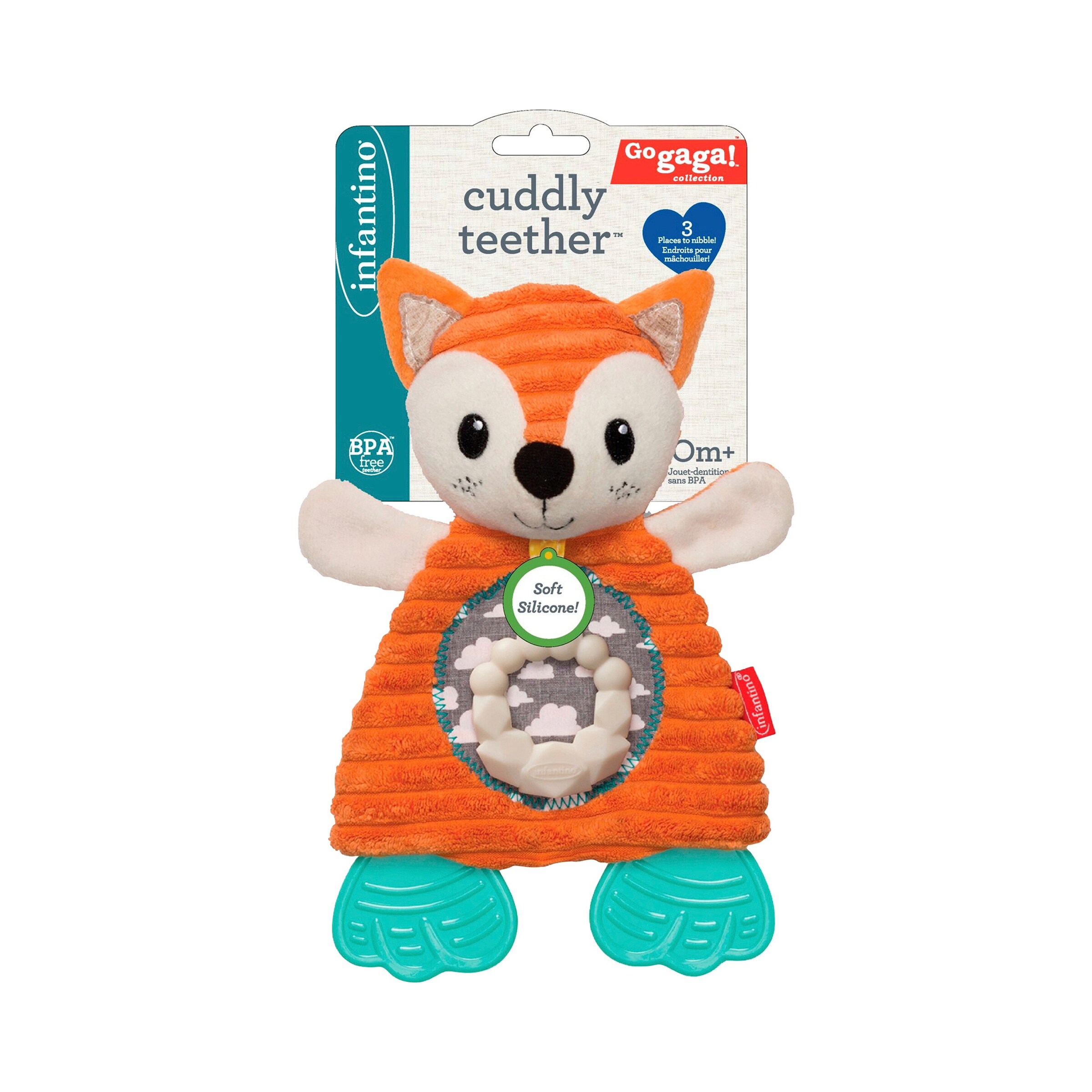 Infantino Schmusetuch mit Beißecken Fuchs Go gaga