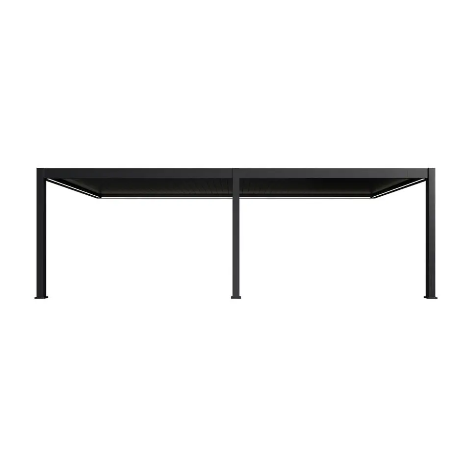 Orion Premium overkapping E-LED 400 x 800 cm antraciet