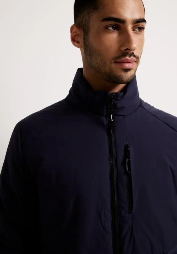 Jacke mit Steppeinsatz - deep night blue