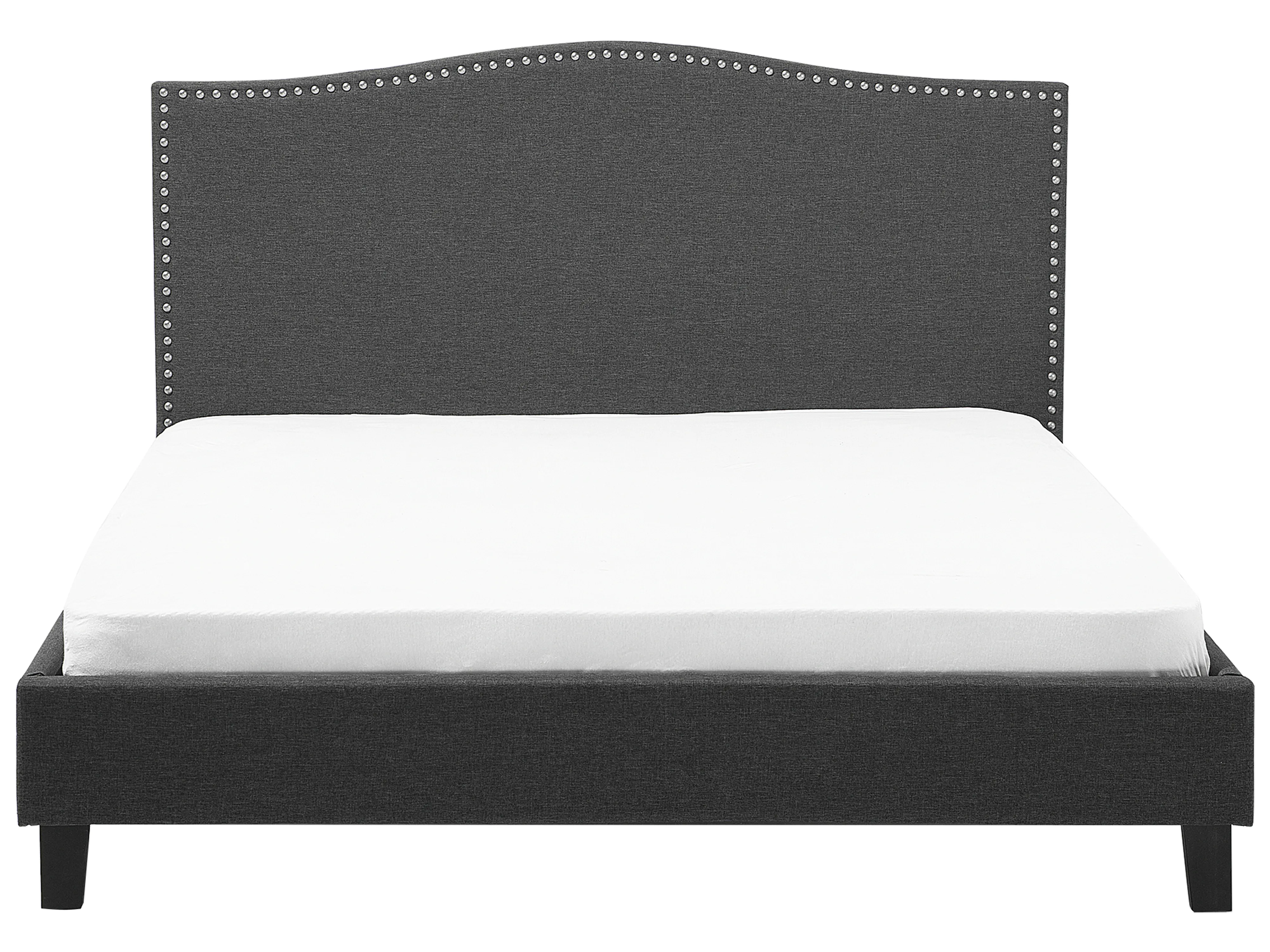 Bed Stof MONTPELLIER 180 x 200 cm Donkergrijs