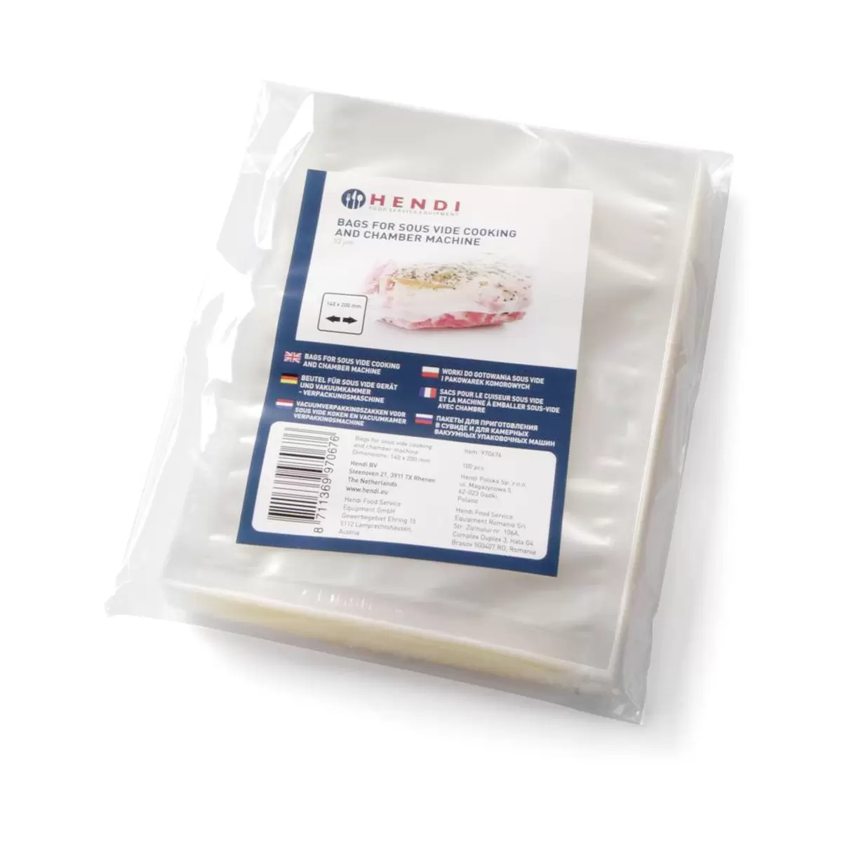 Vakuumverpackungsbeutel HENDI Vakuum-Kochbeutel 100
