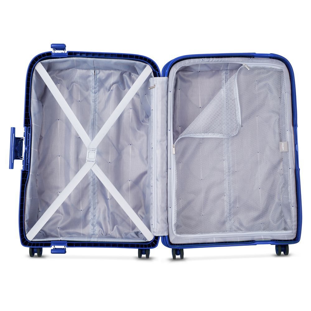 Delsey Moncey 4 Wheel Trolley 69 blue