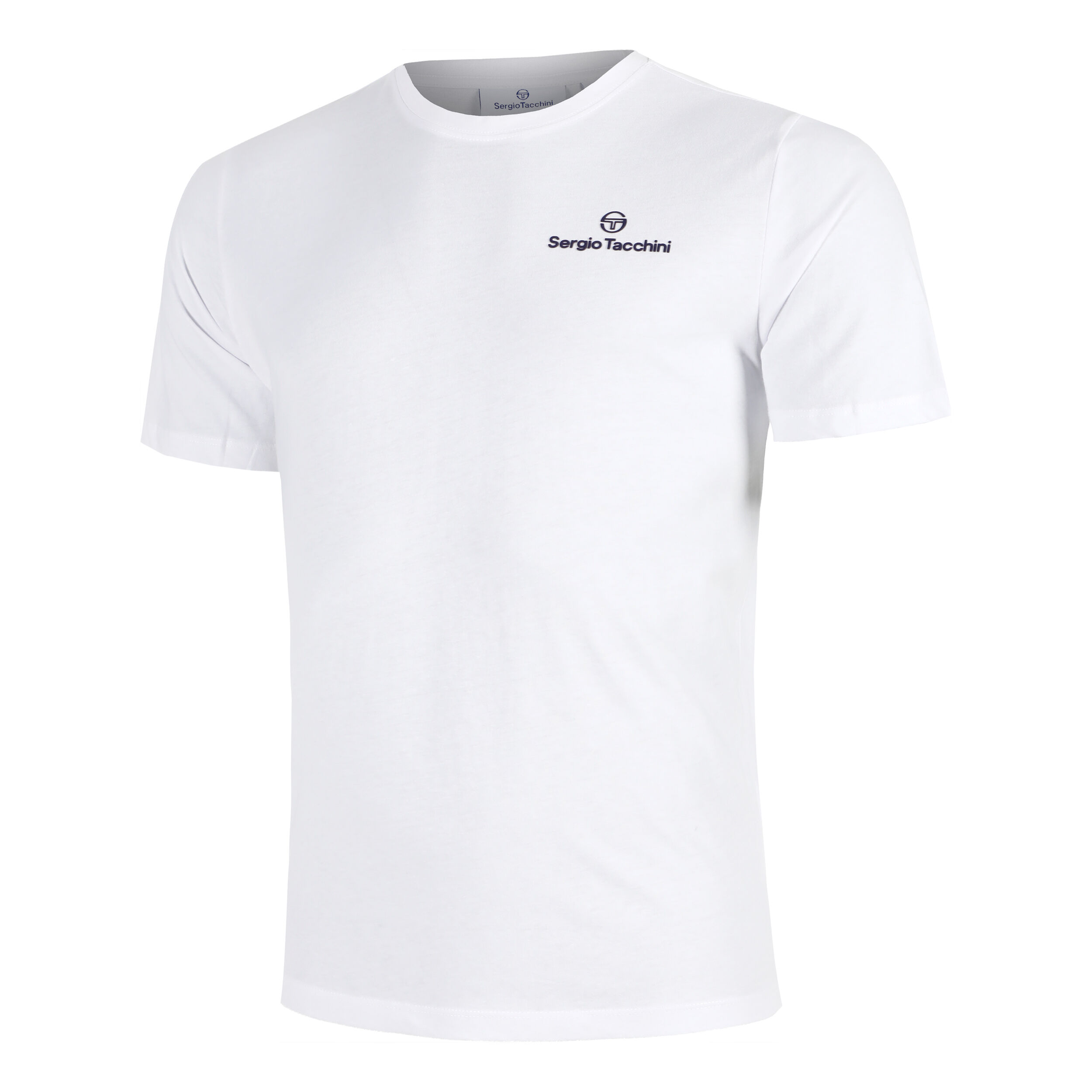 Sergio Tacchini Bold T-shirt Hommes - Blanc , Bleu Foncé