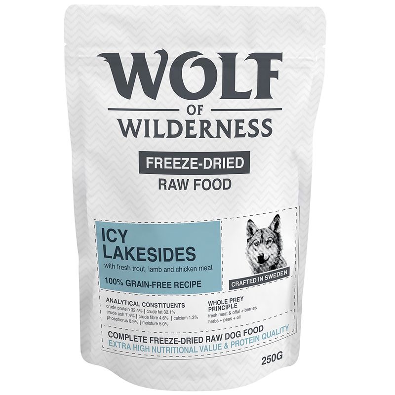 Wolf of Wilderness Icy Lakesides agneau, truite, poulet