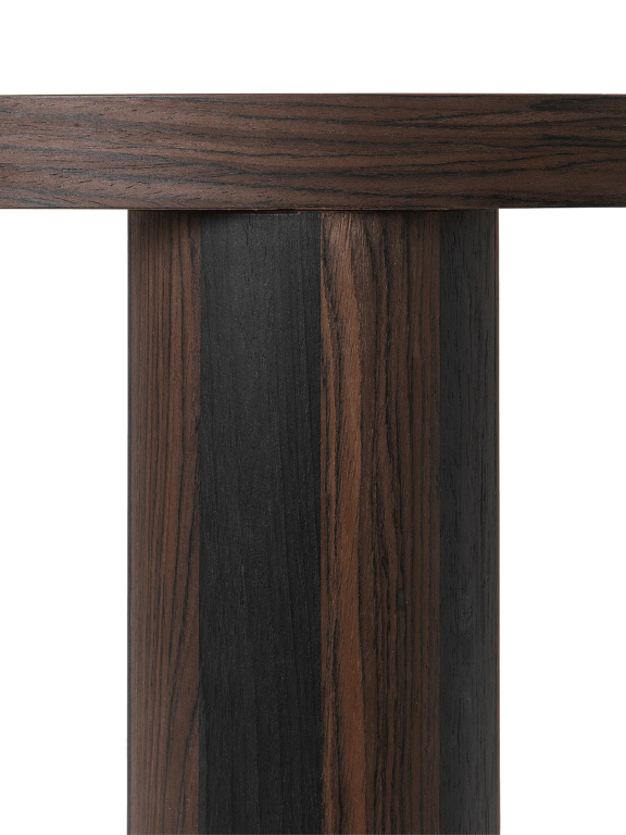 Ferm Living Post salontafel 100cm Smoked oak lines