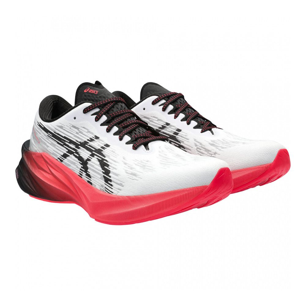 Asics NOVABLAST 3 - Chaussures running Homme white/black