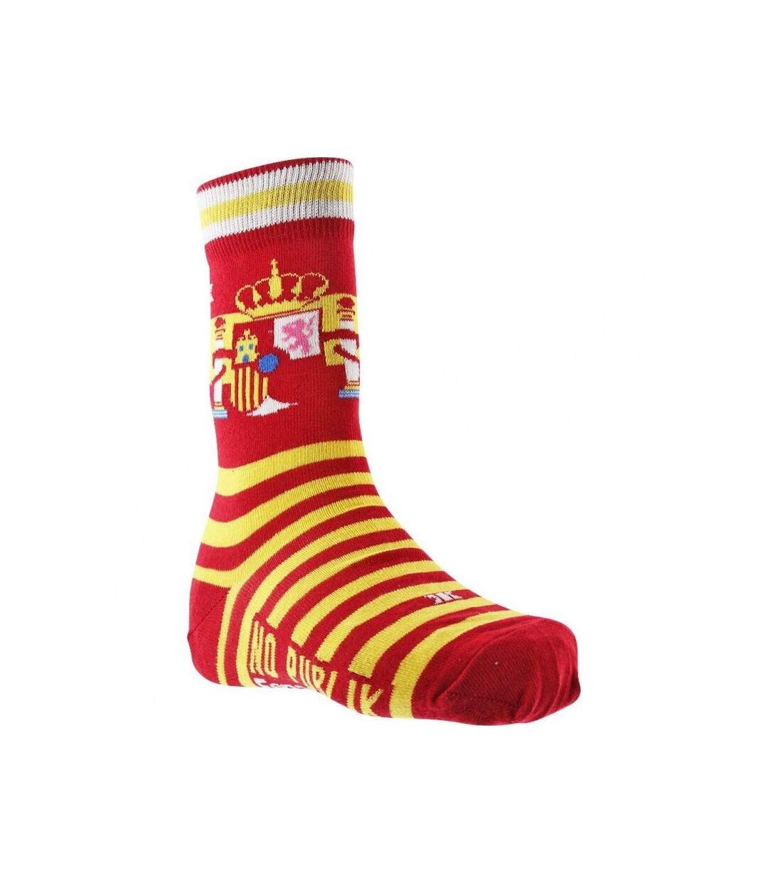 NO PUBLIK Chaussettes Homme Coton ESPAGNE Rouge Jaune