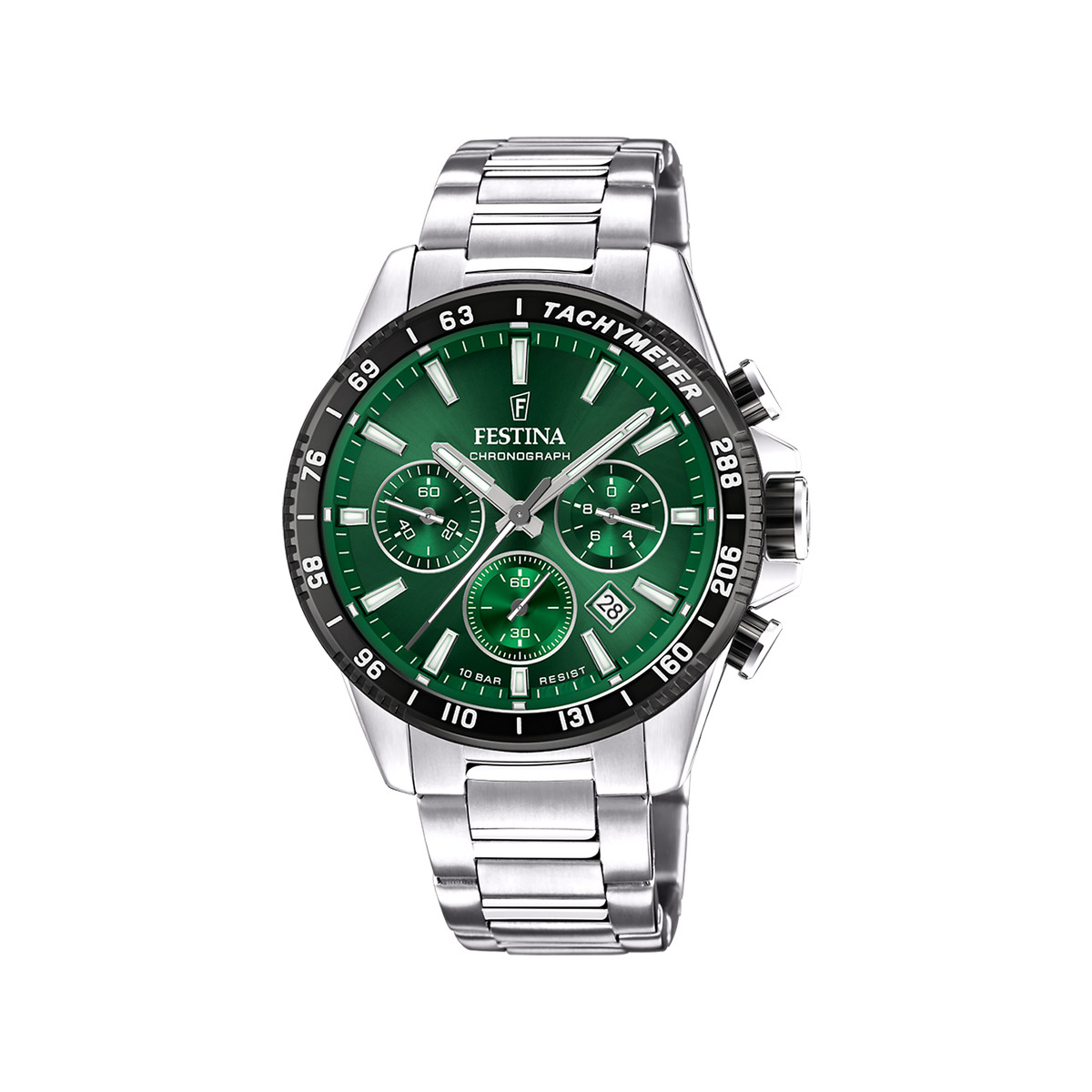 Montre FESTINA homme chronographe bracelet acier