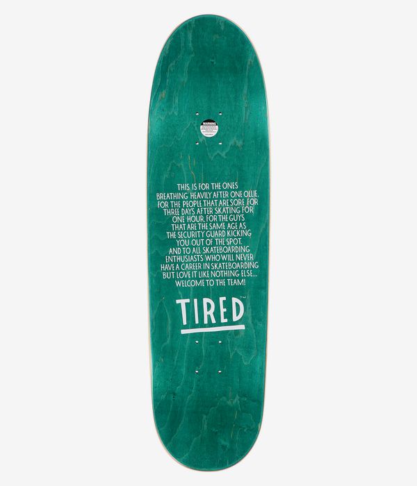 Tired Skateboards Sad Referees Shaped 8.75