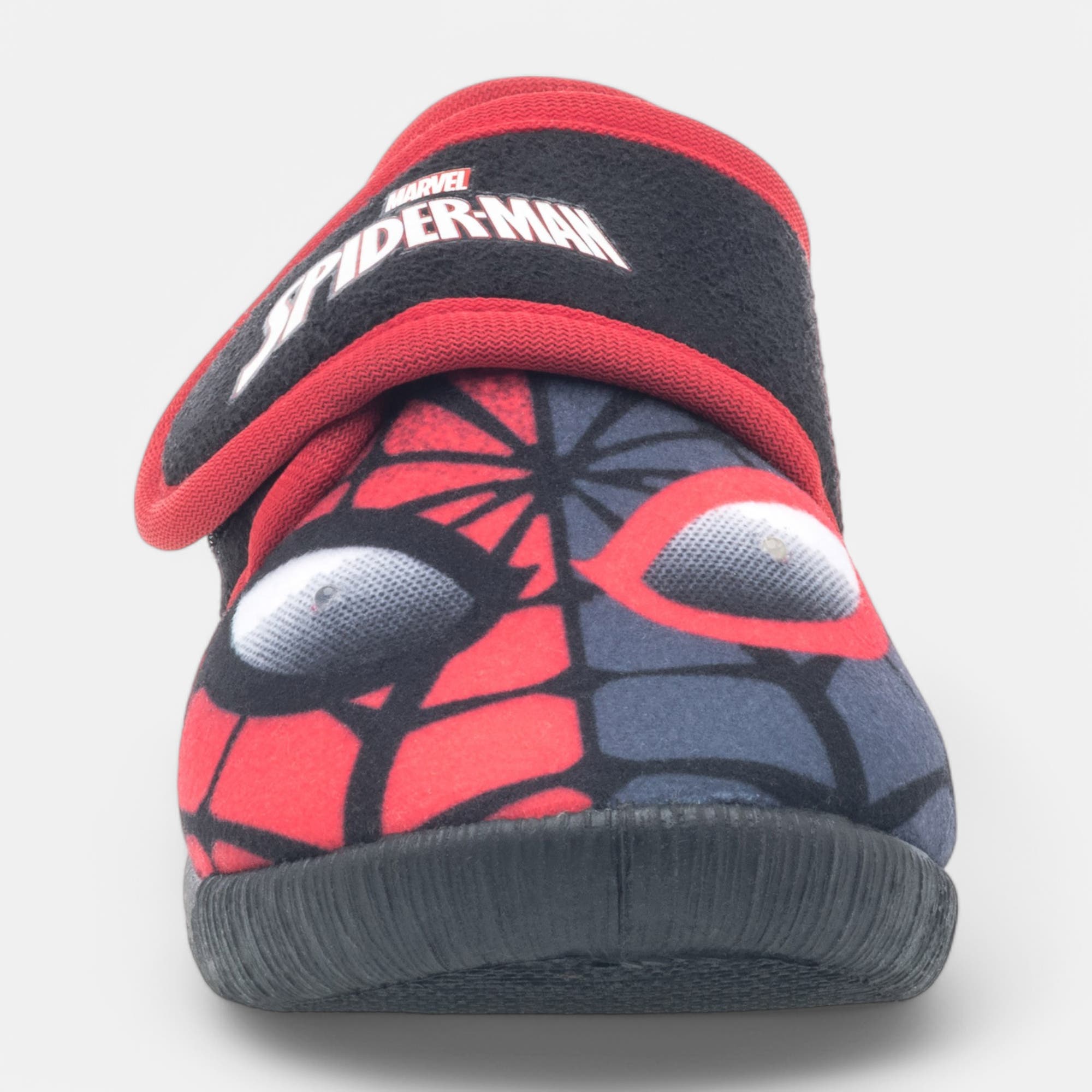 Pantoufles attaches velcros Garçon noir