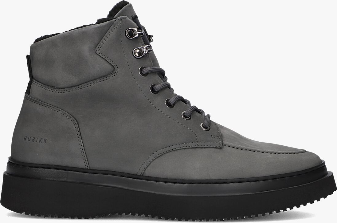 NUBIKK grijze nubikk hoge sneaker jonah polar fur