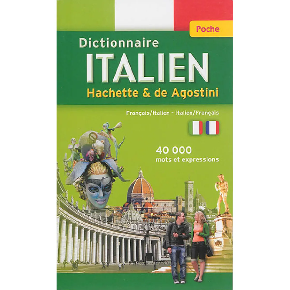 Dictionnaire de poche Hachette & De Agostini : français-italien, italien-français · Occasion