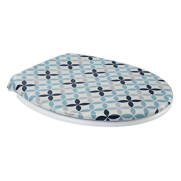 Abattant WC GoodHome Diani déco ciment