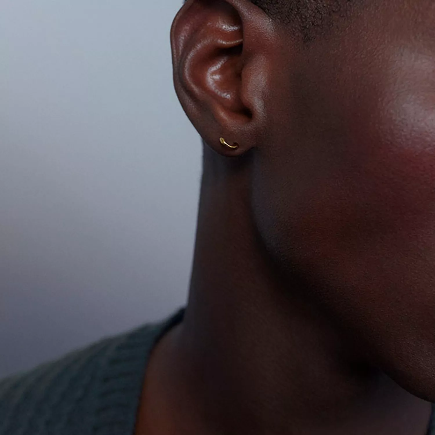 Maria Black Holmen Ørering Single 18 kt. Forgyldt Sølv 101035YG
