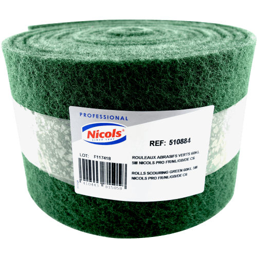 Rouleau abrasif 5m vert Nicols