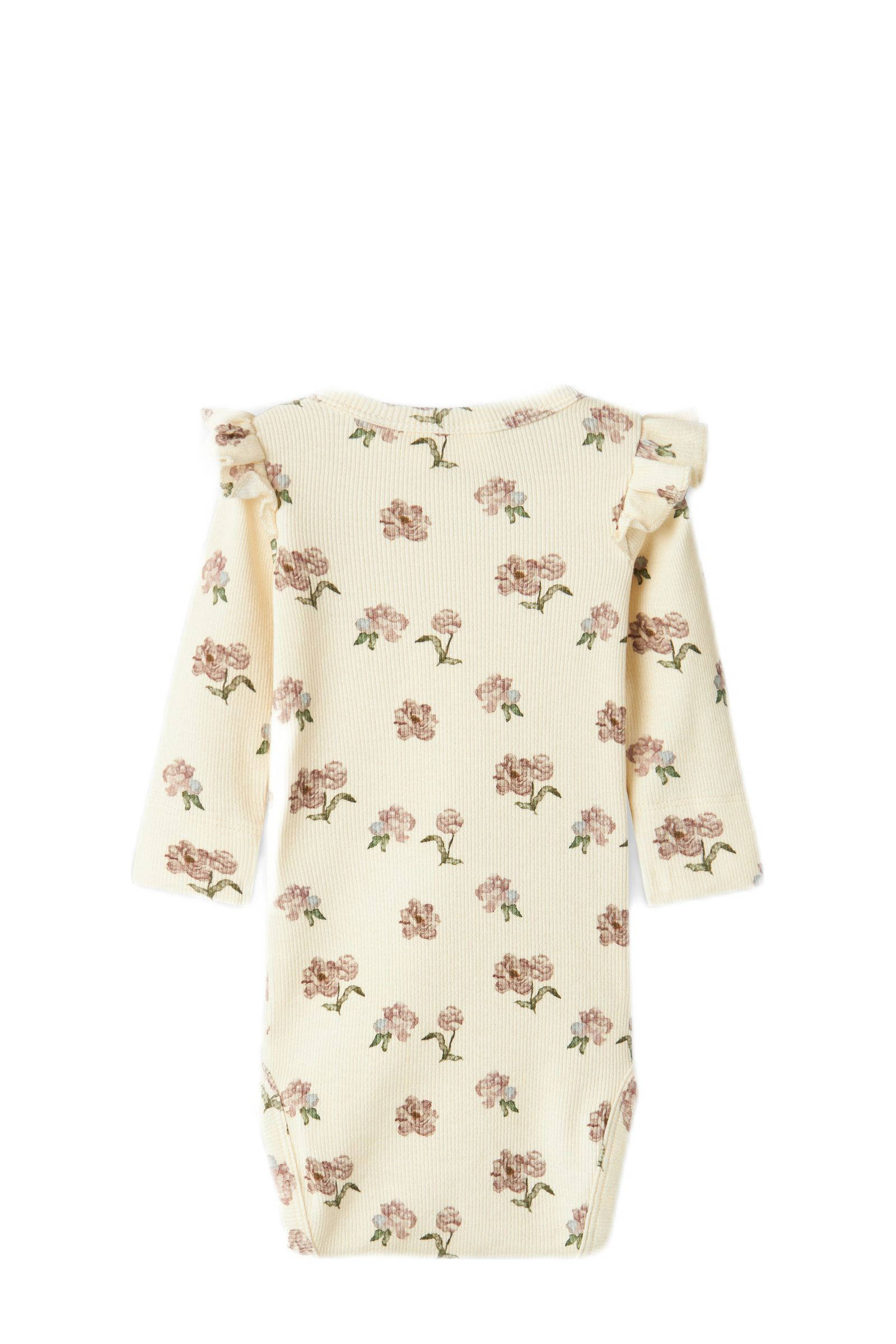 LIL' ATELIER romper Offwhite/roze offwhite/roze