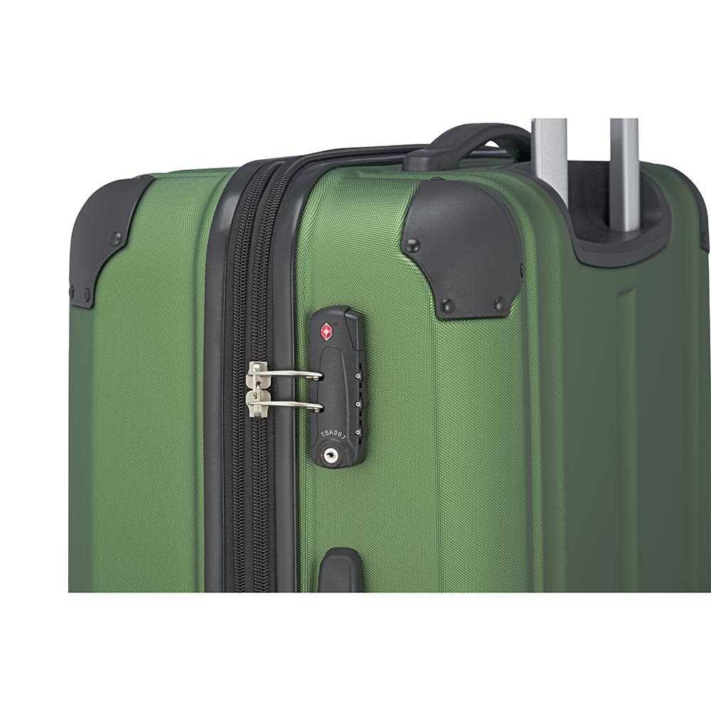 Travelite City 4 Wiel Trolley M Expandable green