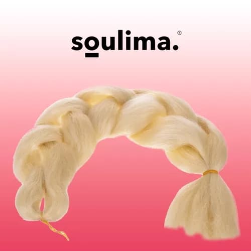 Syntetiske hårfletter blonde Soulima 23556