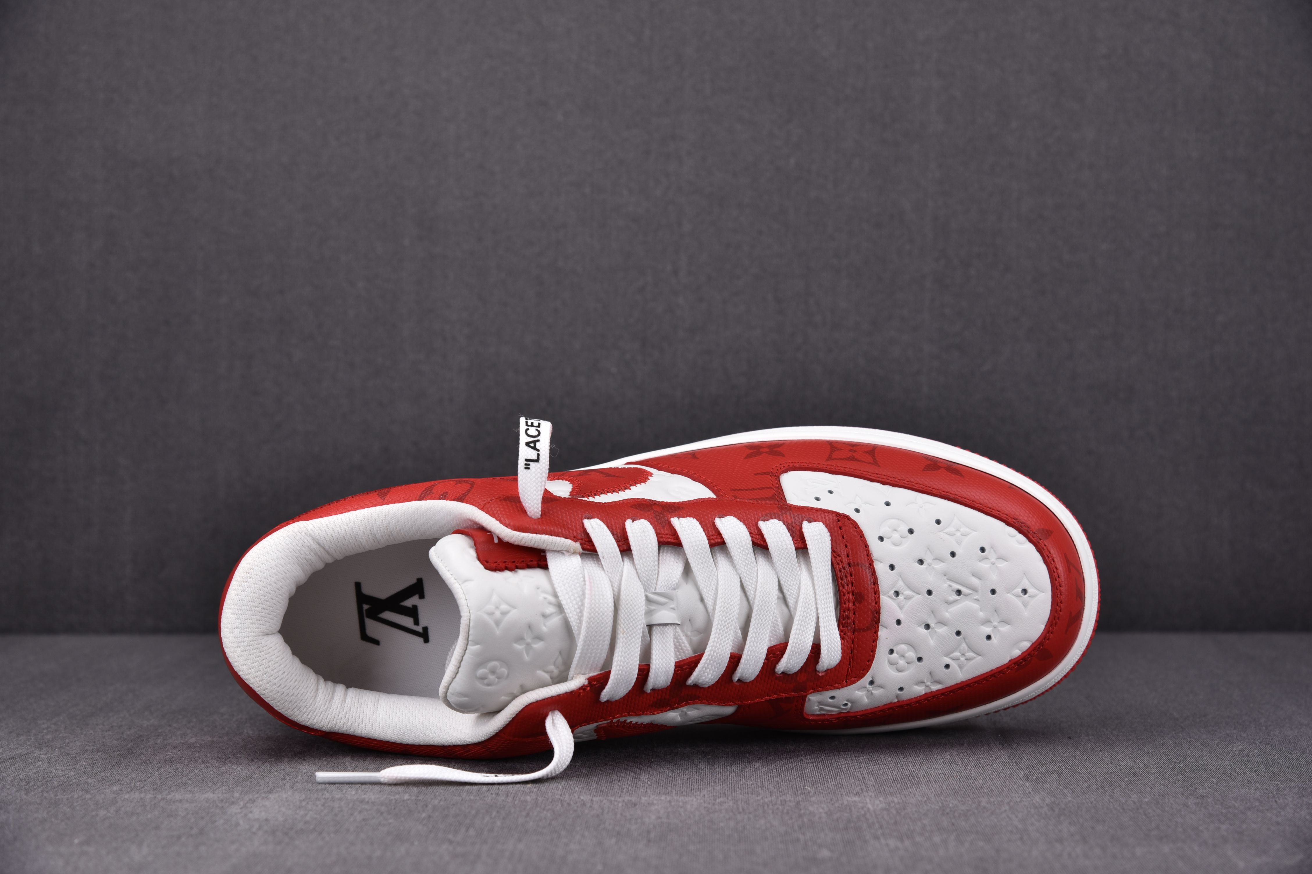 Nike Air Force 1 Low Louis Vuitton Royal Red (Be careful about the size!!)