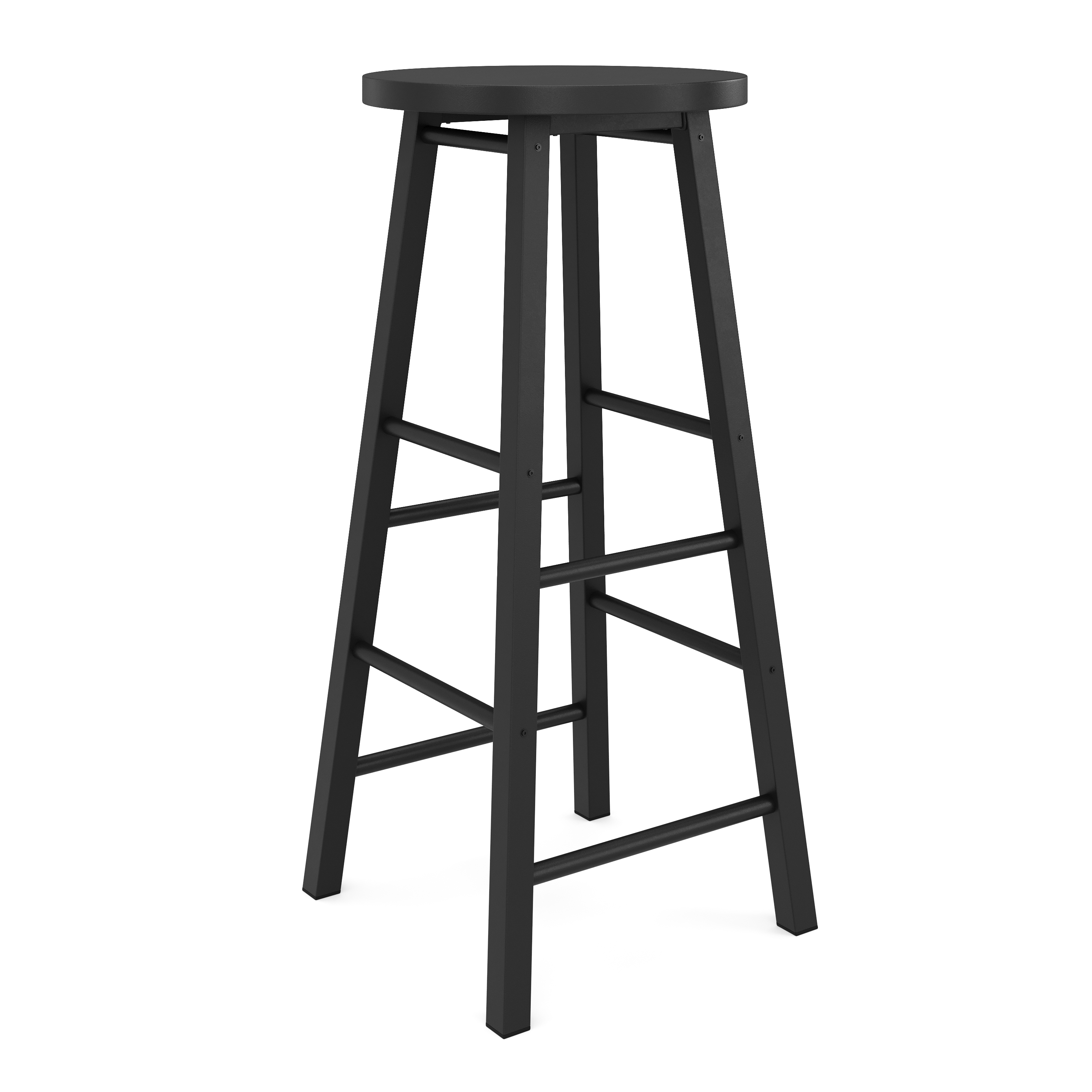 Barhocker TINA 2er Set schwarz