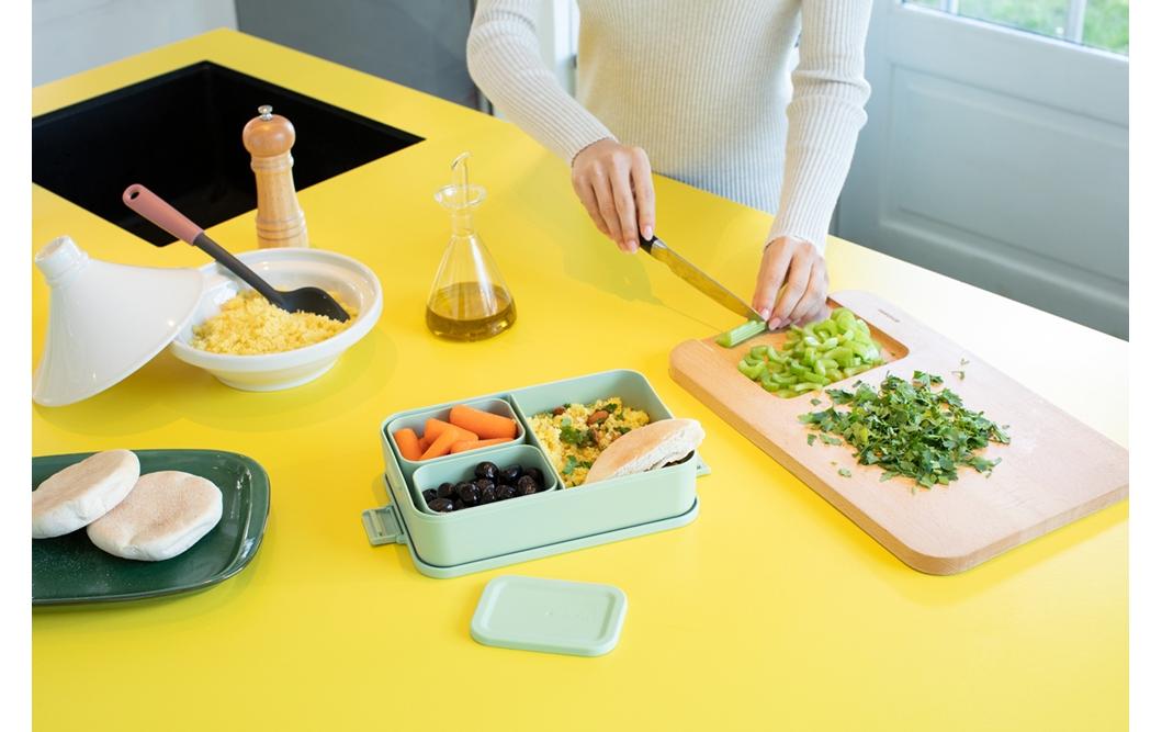 Lunchbox Make & Take 25.5 x 16.7 x 6.2 cm, HellgrünZnünibox