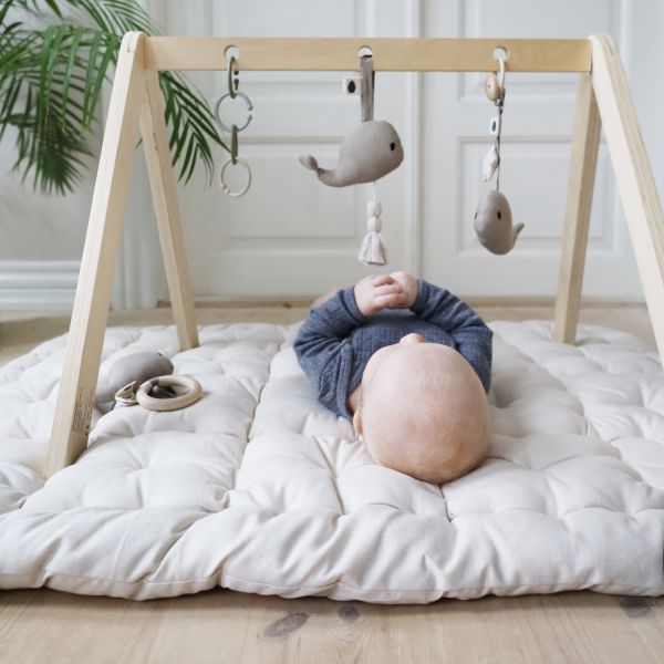 Pine Cone Play Mat - Kapok Vulling - Mushroom