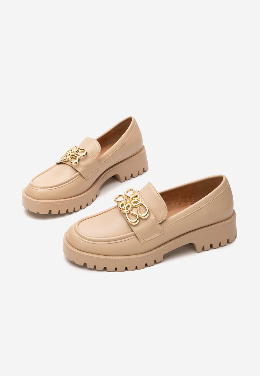 Mocassins élégants femme kaki Cheryl