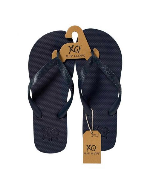 Xq Footwear Teenslippers Heren - Instappers - Navy Assorti