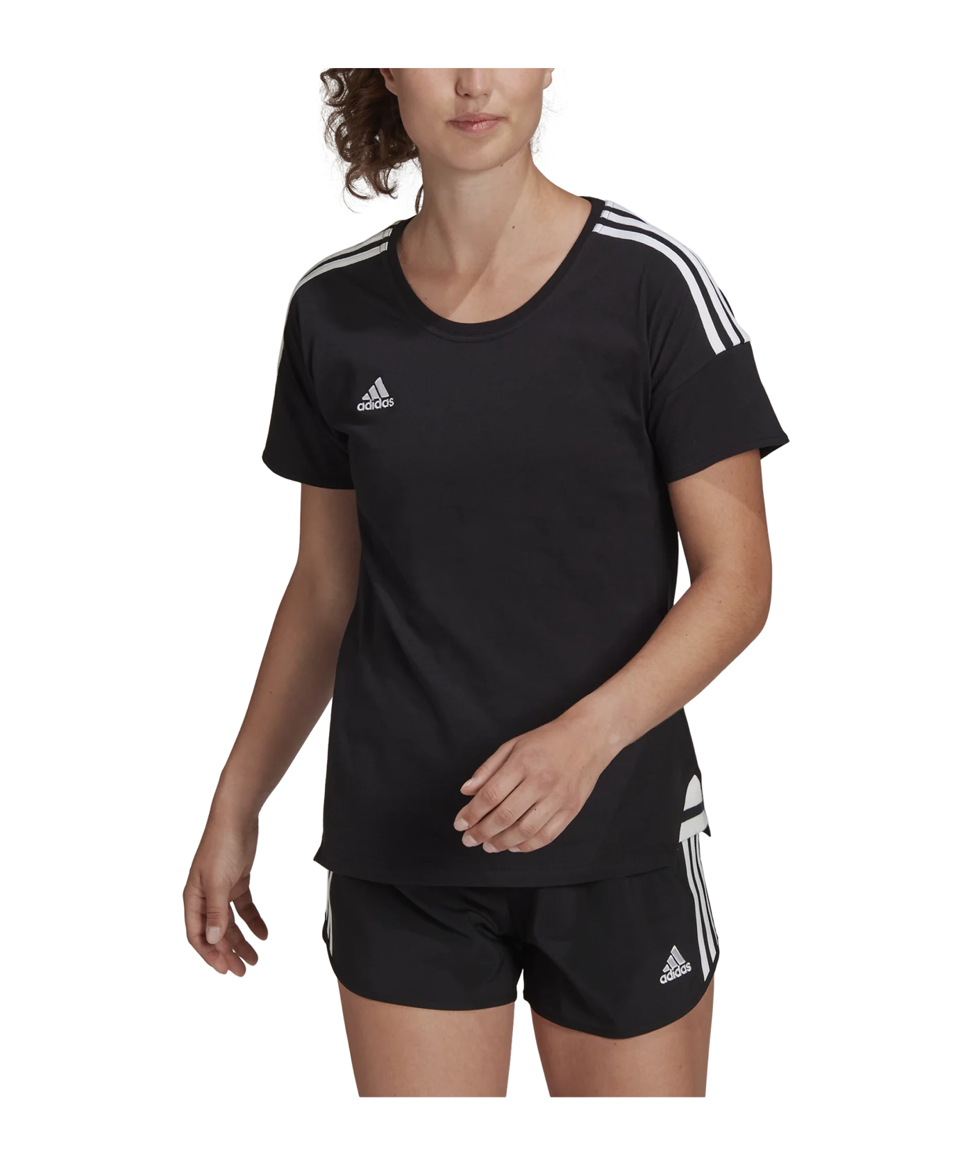 adidas Condivo 22 T-Shirt Damen Schwarz Weiss