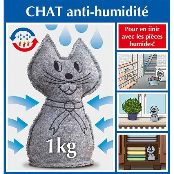 Sachet anti-humidité Chat Wenko by Maximex