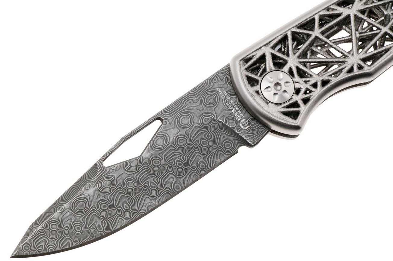 Maserin 504/D Nexus Small Roses Damascus, Steel 3D Printed, Limited Edition zakmes