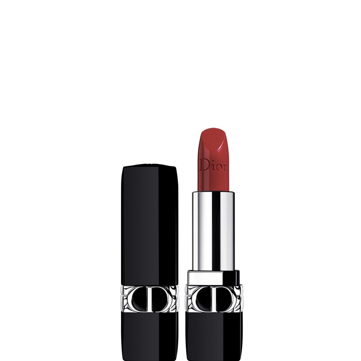 Rouge Dior Rouge Dior Rouge à Lèvres Rechargeable Couleur Couture, 4 finis : Satin, Mat, Métallique et Velours